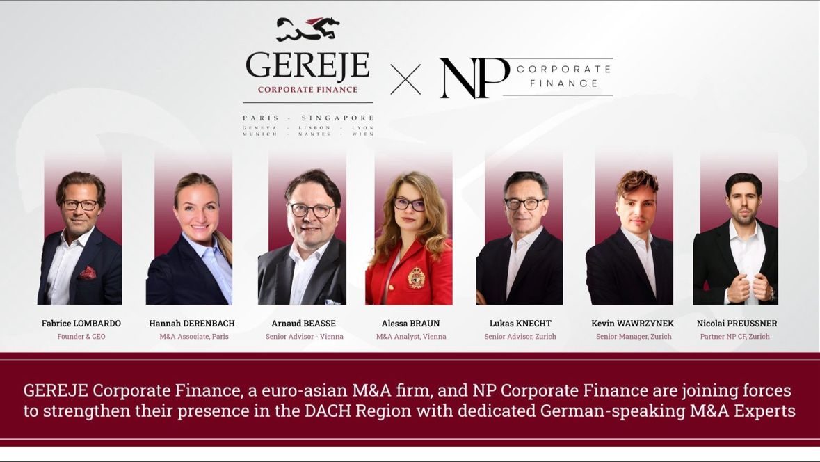GEREJE Corporate Finance X NP Corporate Finance PARTNERSHIP